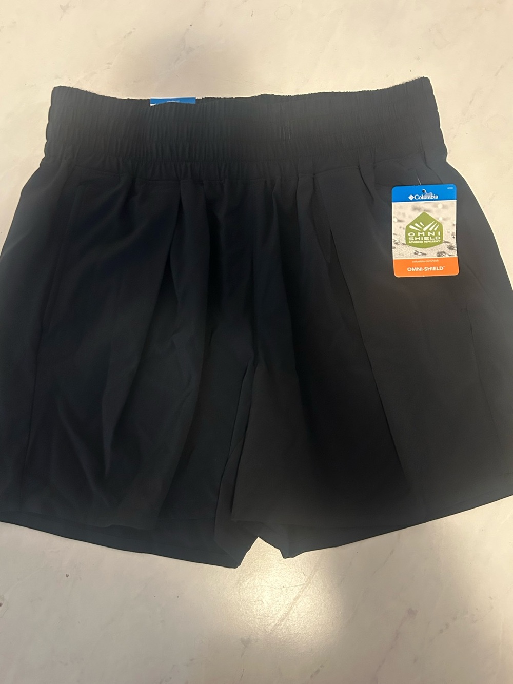 Columbia Black Omni-Shield Athletic Shorts
